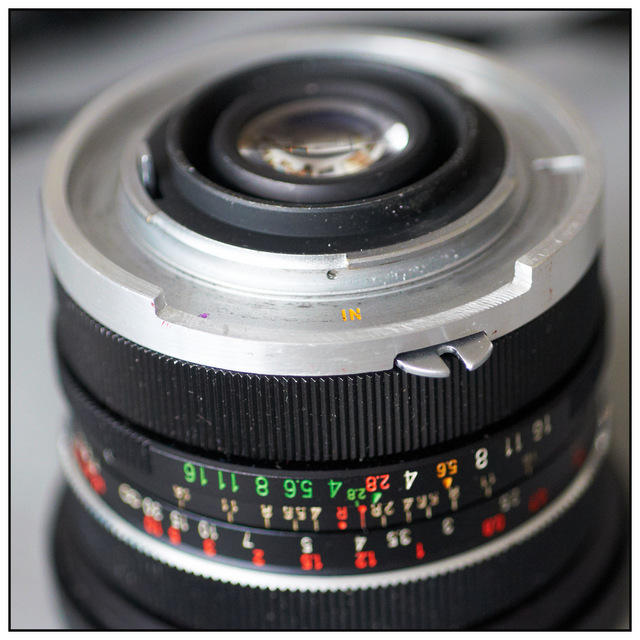 Vivitar lens with T4-Nikon adapter